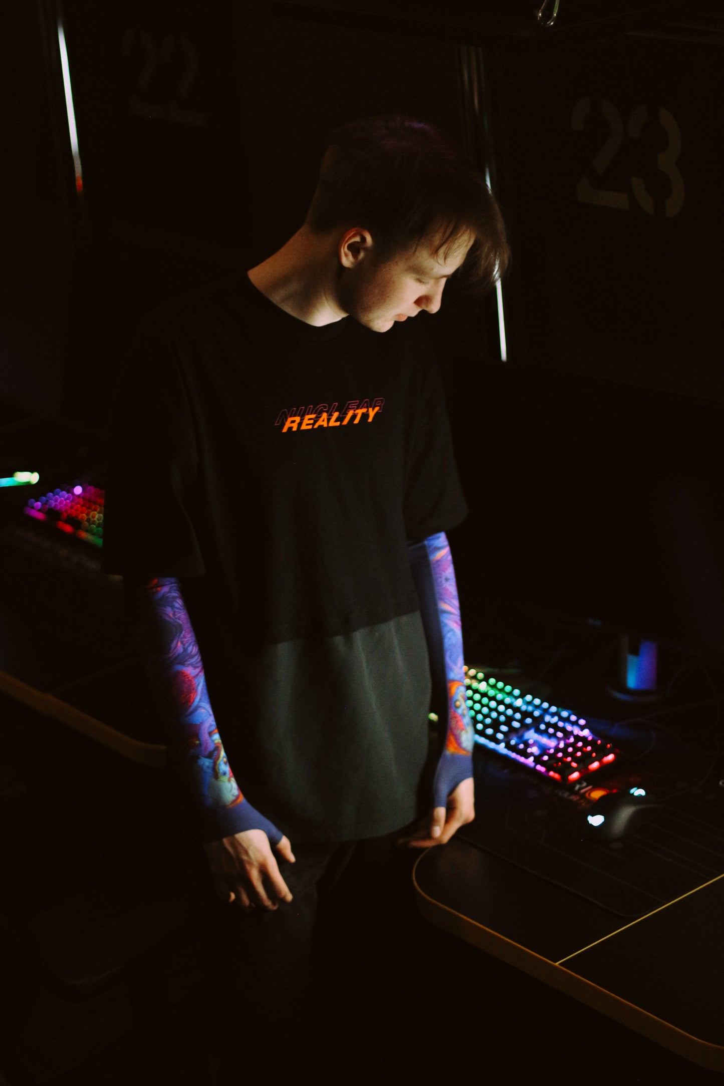 Gaming Arm Sleeve 2.0 HyperBeast CS:GO with open glove for PC gamers Selerity