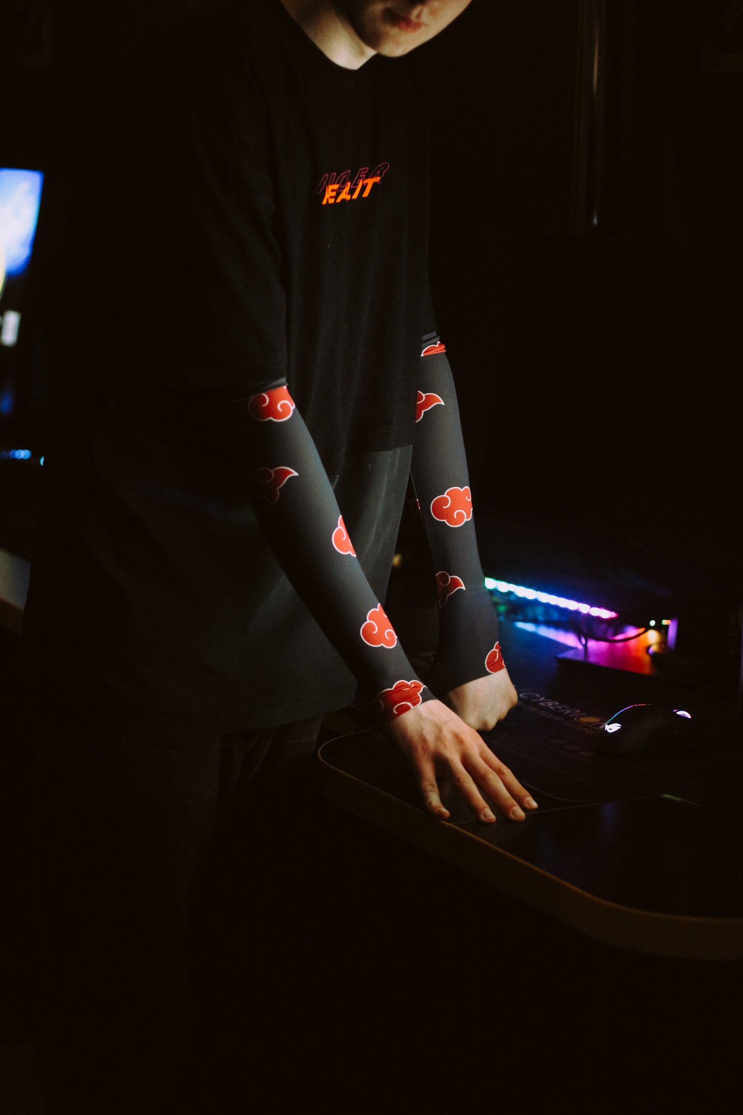Gaming arm sleeve with a half-palm 2.0 Akstsuki Selerity