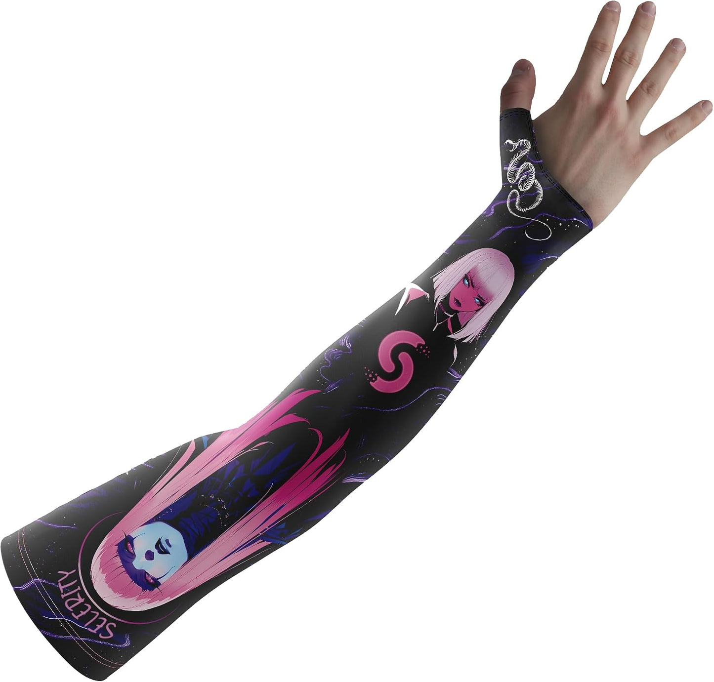 Gaming Arm Sleeve PC Sport compression esports gamer sleeve 2.0 Violet Luna Selerity
