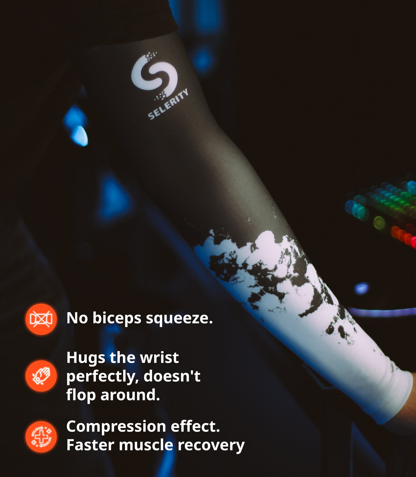Gaming Arm Sleeve 1.0 Paints Spray for PC esports gamers Selerity