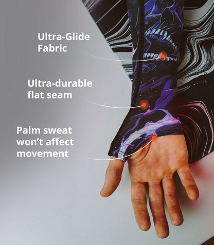Gaming Arm Sleeve PC Sport compression esports gamer sleeve 2.0 Violet Luna Selerity