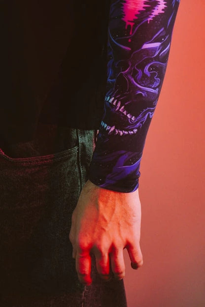 Gaming Arm Sleeve PC Sport compression esports gamer sleeve 1.0 Violet Luna Selerity