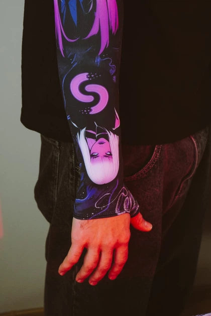 Gaming Arm Sleeve PC Sport compression esports gamer sleeve 2.0 Violet Luna Selerity