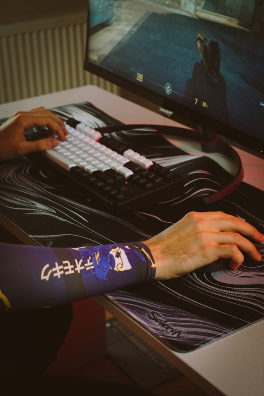 Gaming Arm Sleeve PC Sport compression esports gamer sleeve 1.0 Japanese Tattoo Selerity