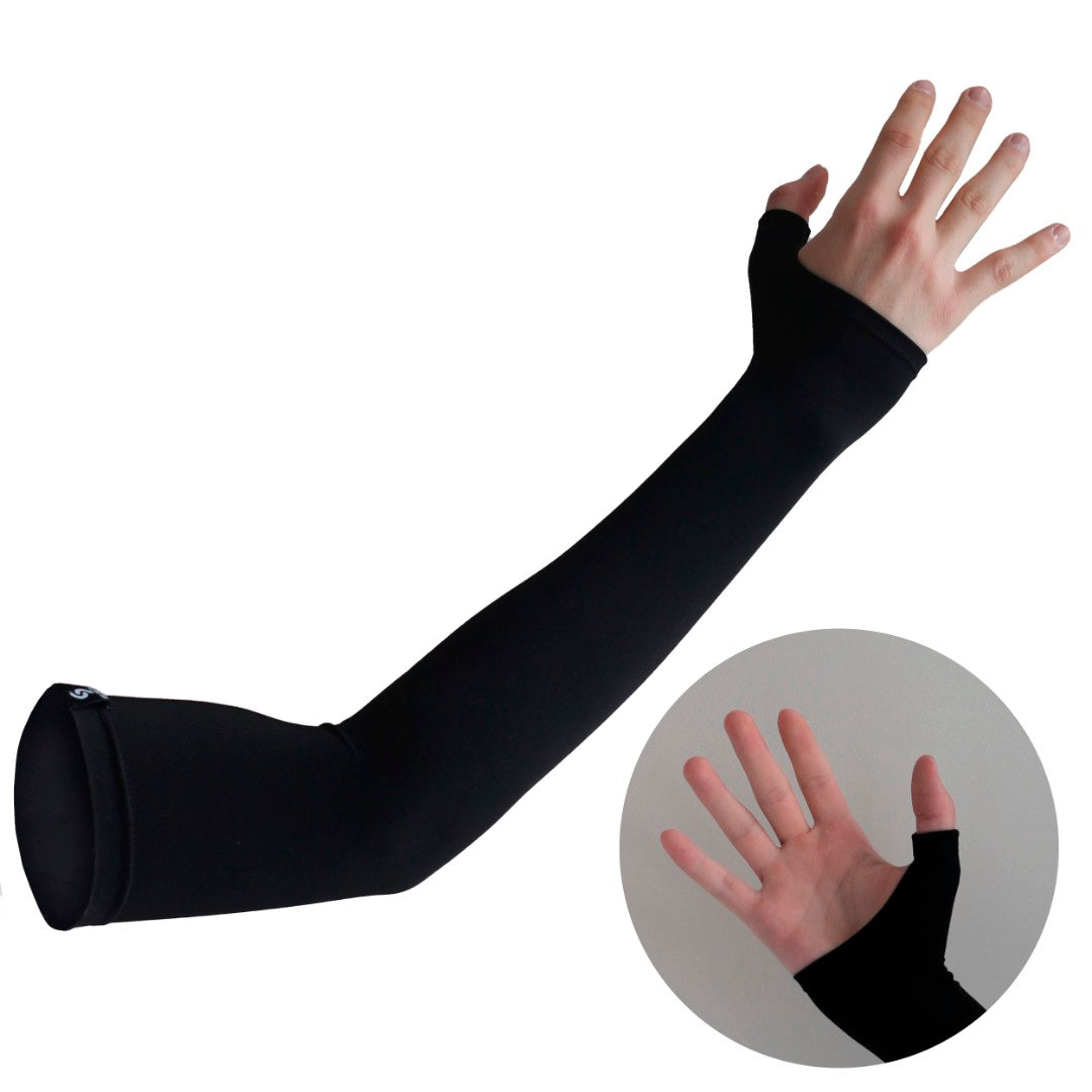 Gaming arm sleeve with a half-palm 2.0 Black Selerity
